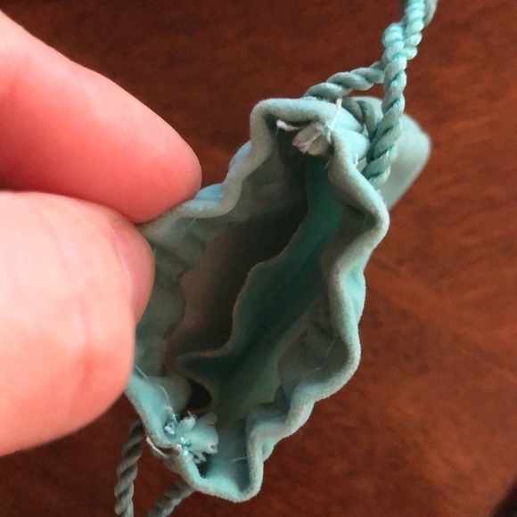 Tiffany & Co small blue drawstring pouch - Picture 2 of 2